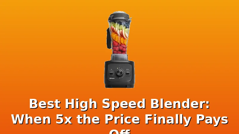 Best High Speed Blender: When 5x the Price Finally Pays Off - Pulp Cove review with measurements and honest opinion