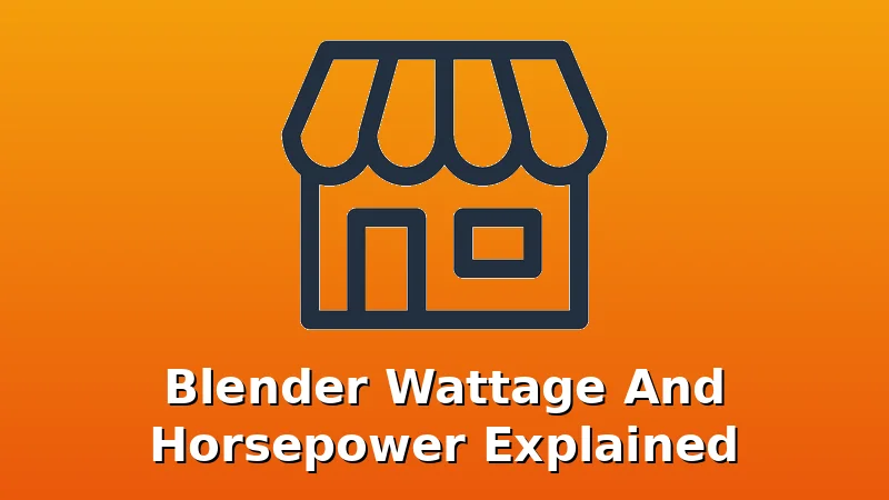 Blender Wattage And Horsepower Explained - Pulp Cove review with measurements and honest opinion