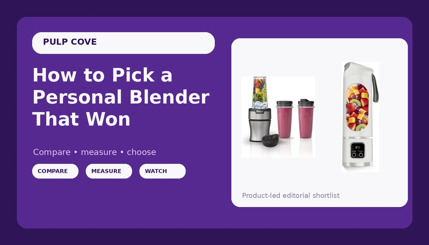 How to Pick a Personal Blender That Won't Turn Smoothies to Grainies