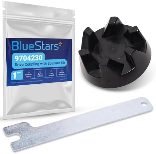 Ultra Durable 9704230 Blender Drive Coupler with Spanner Kit Replacement Parts by BlueStars