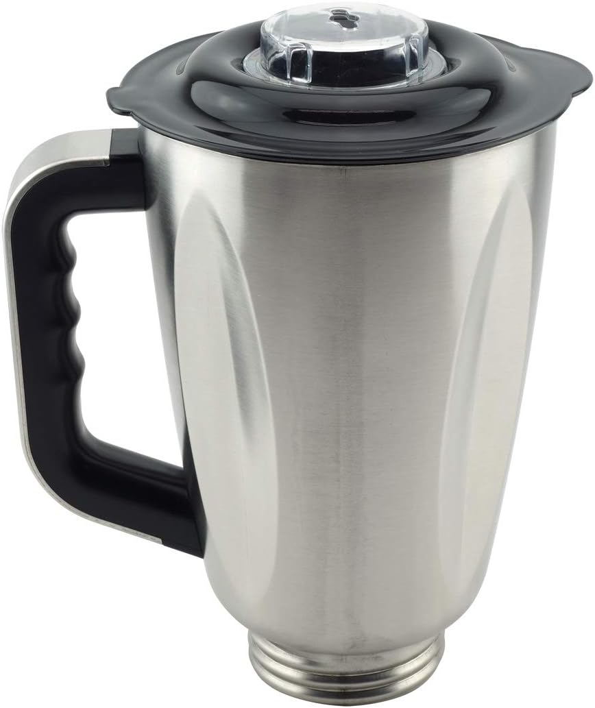 6-Cup Stainless Steel Jar with Handle for Oster (B07VCM8M7R)
