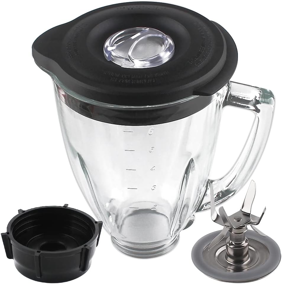 Replacement 6-Cup Glass Jar with Blade for Oster (B08HYVQ3GN)